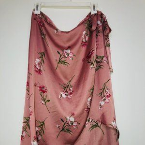Pink Floral Skirt